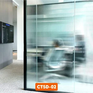 Đỉnh cao của sự sang trọng. Mẫu CT5D-01 với hiệu ứng kính sóng thời thượng, biến mọi cánh cửa bình thường trở nên đắt tiền và đầy tính nghệ thuật.