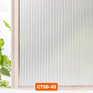 Hiệu ứng ánh sáng tuyệt mỹ. Những đường sọc dọc bắt sáng lung linh, tạo nên một không gian sống vừa lung linh vừa đầy phong cách.