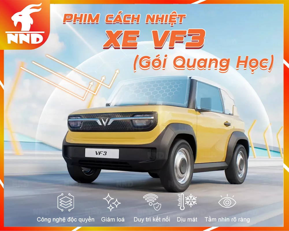 Gói phim cách nhiệt quang học cho xe VF3