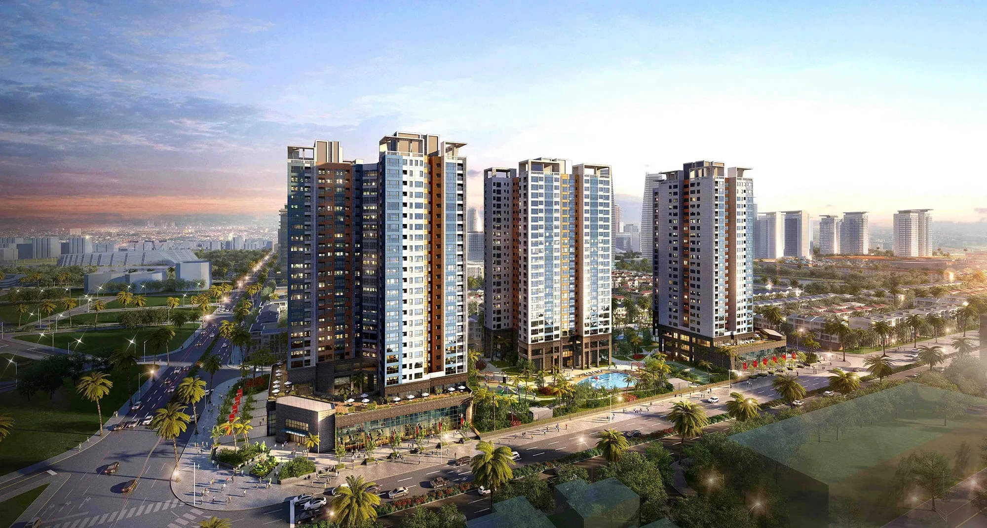 Toa nha lien ke khu do thi Starlake Tay Ho Tay 