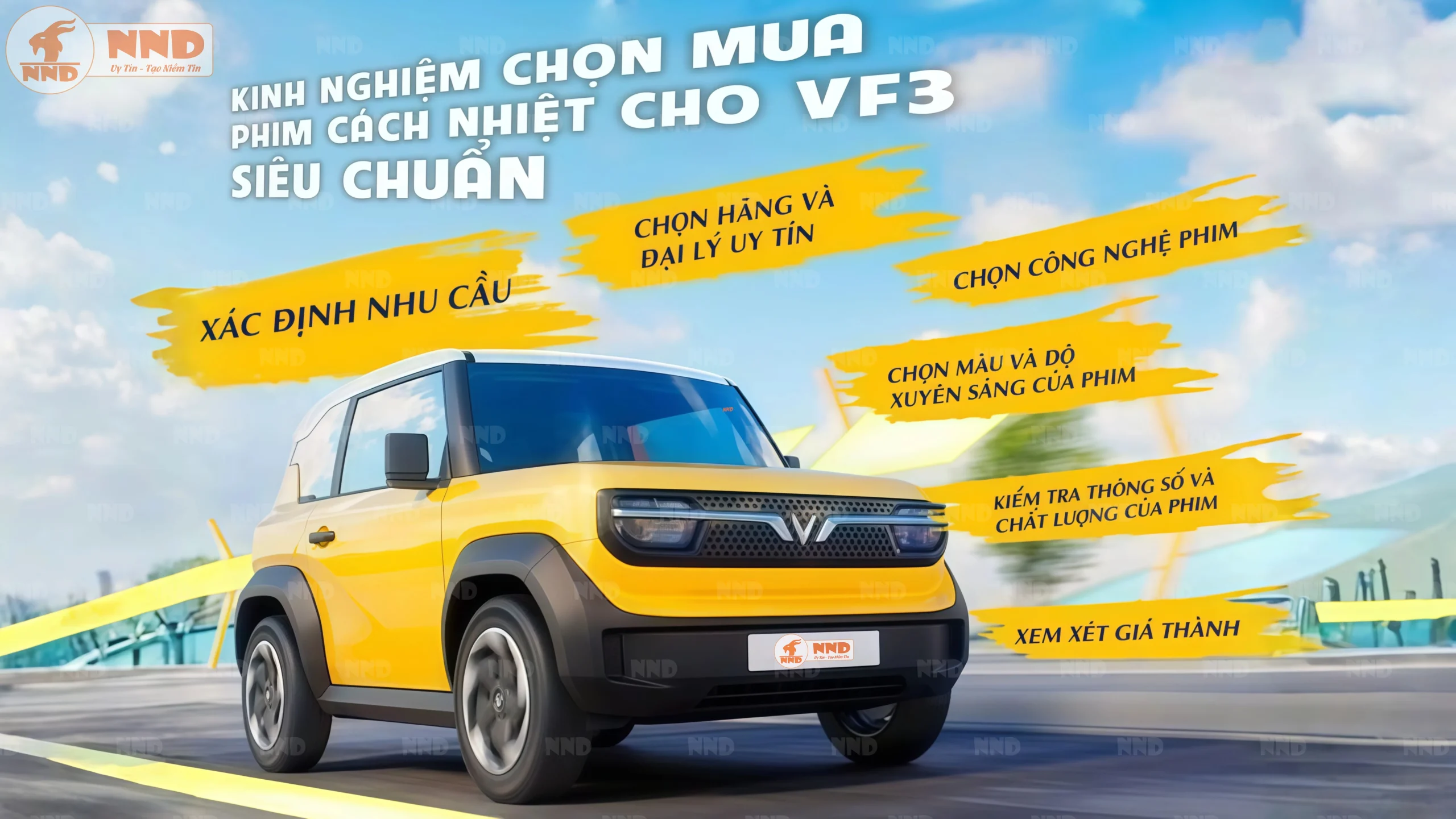 Kinh nghiệm chọn mua và lưu ý khi dán phim cho VinFast VF3