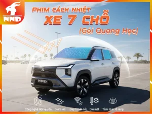 Phim cách nhiệt xe 7 chỗ gói quang học