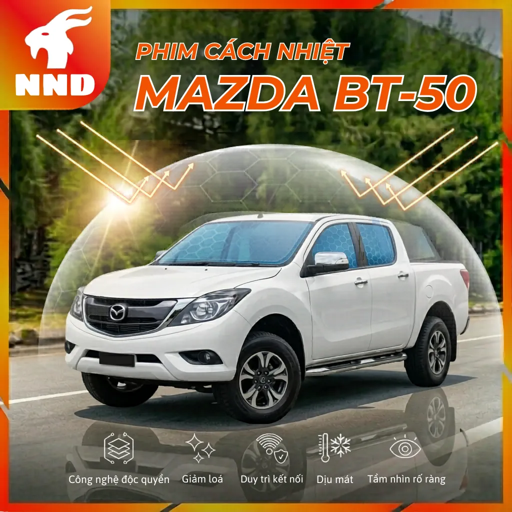 Dán phim cách nhiệt cho xe giúp chống nóng, ngăn tia UV và bảo vệ nội thất ô tô hiệu quả tại NND._4