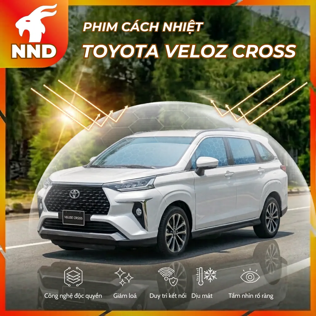 Dán phim cách nhiệt cho xe giúp chống nóng, ngăn tia UV và bảo vệ nội thất ô tô hiệu quả tại NND._4