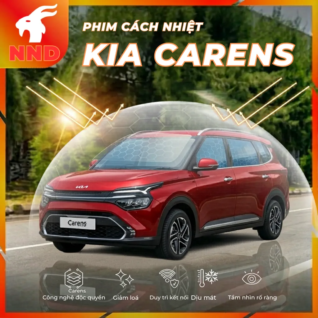 Dán phim cách nhiệt cho xe giúp chống nóng, ngăn tia UV và bảo vệ nội thất ô tô hiệu quả tại NND._4