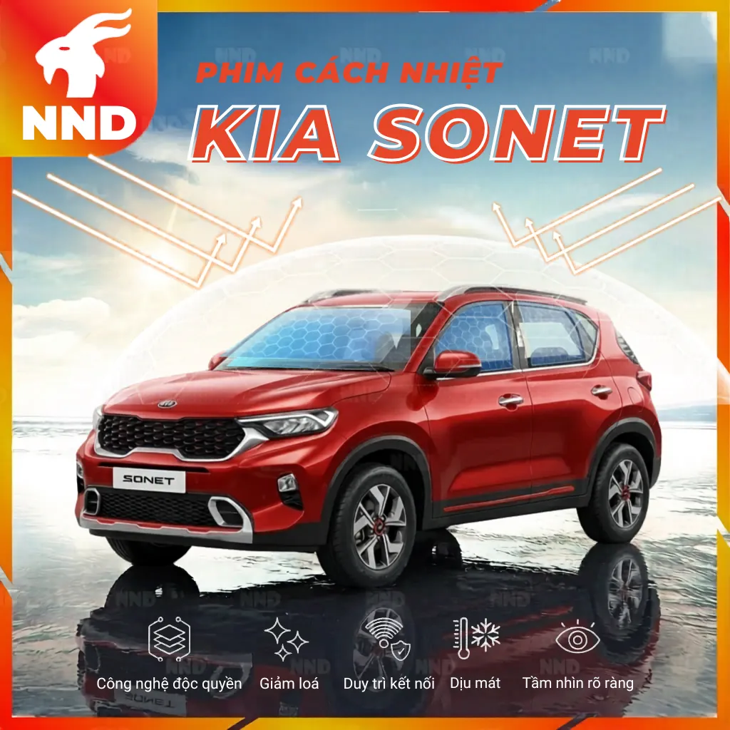 Dán phim cách nhiệt cho xe giúp chống nóng, ngăn tia UV và bảo vệ nội thất ô tô hiệu quả tại NND