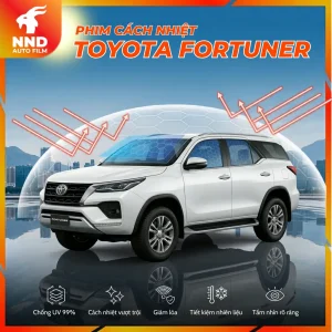Dán phim cách nhiệt cho xe giúp chống nóng, ngăn tia UV và bảo vệ nội thất ô tô hiệu quả tại NND