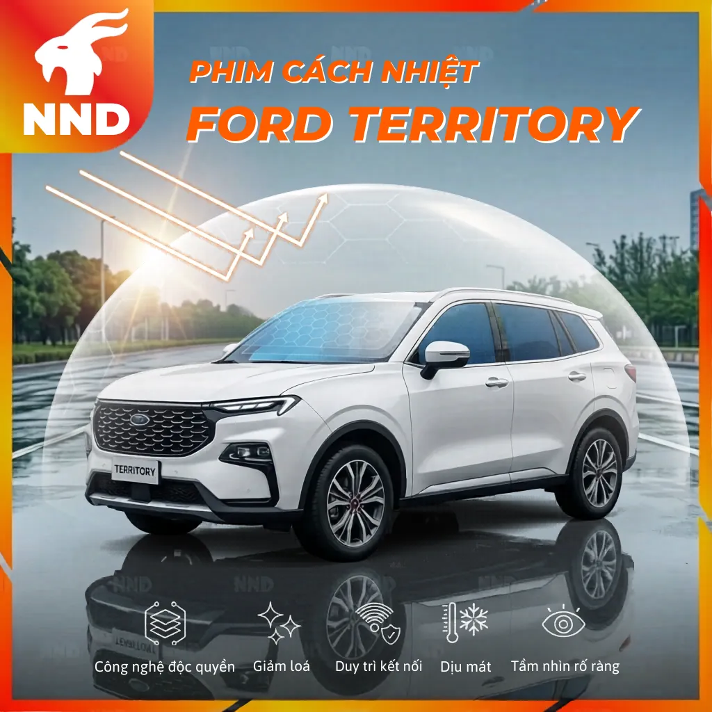 Dán phim cách nhiệt cho xe giúp chống nóng, ngăn tia UV và bảo vệ nội thất ô tô hiệu quả tại NND._1