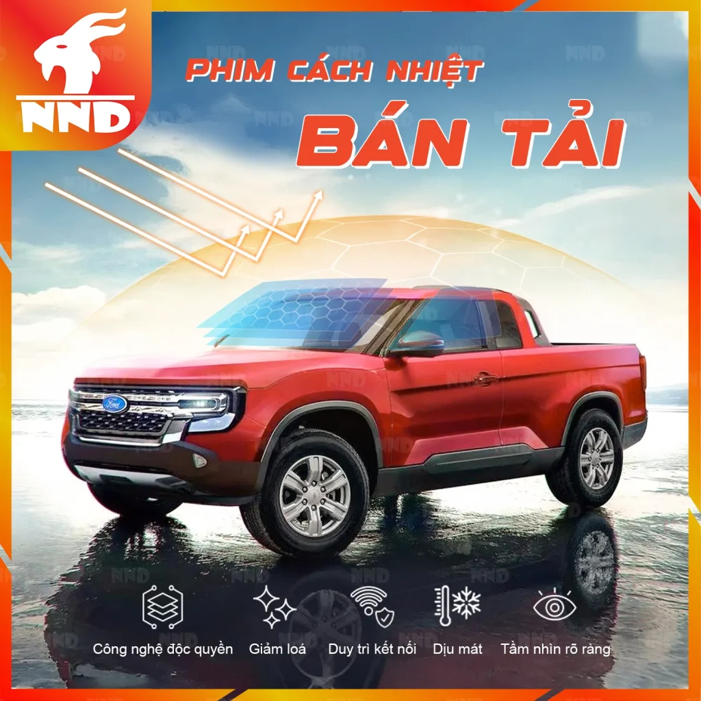 Dán phim cách nhiệt cho Ranger Ford