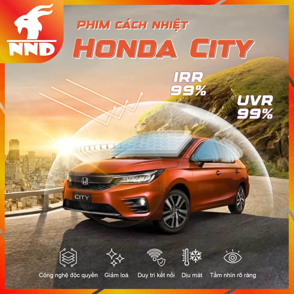 dán phim cách nhiệt Honda City