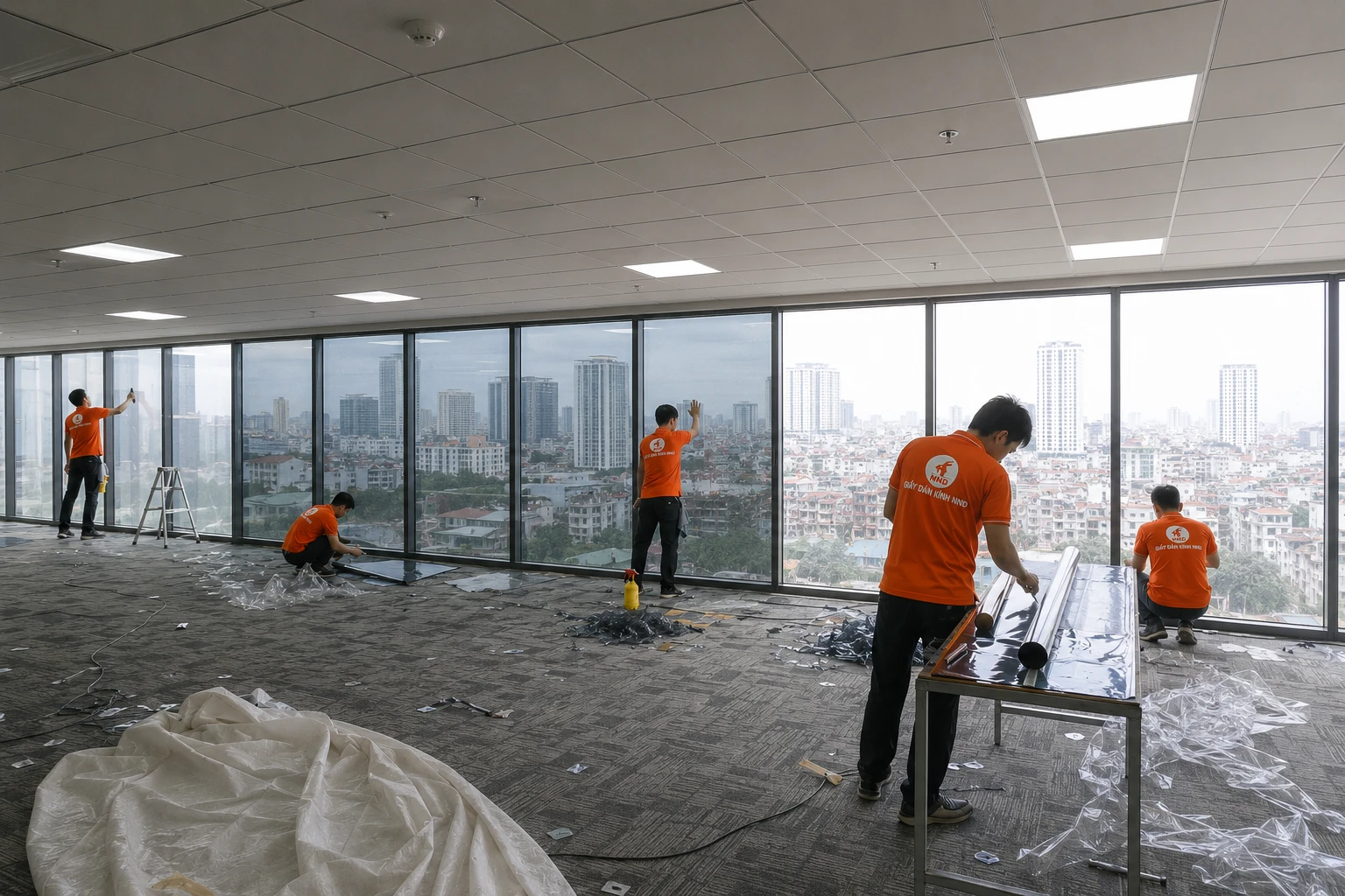 Công trình thực tế NND đã thi công mẫu phim cách nhiệt Silver 15