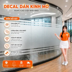 Decal Dán Kính Mờ Văn Phòng