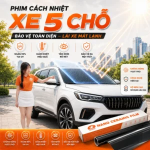 Phim cách nhiệt xe 5 chỗ