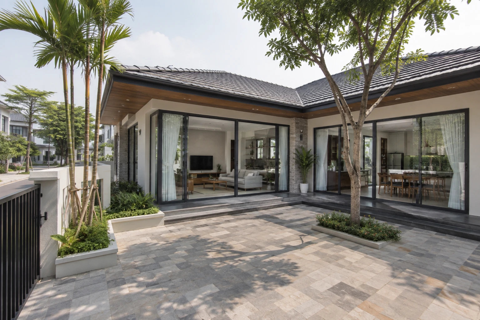 Công trình thi công mẫu phim phản quang