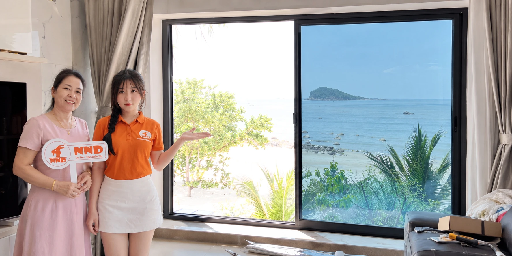 Công trình thực tế dán phim cách nhiệt Trung Quốc