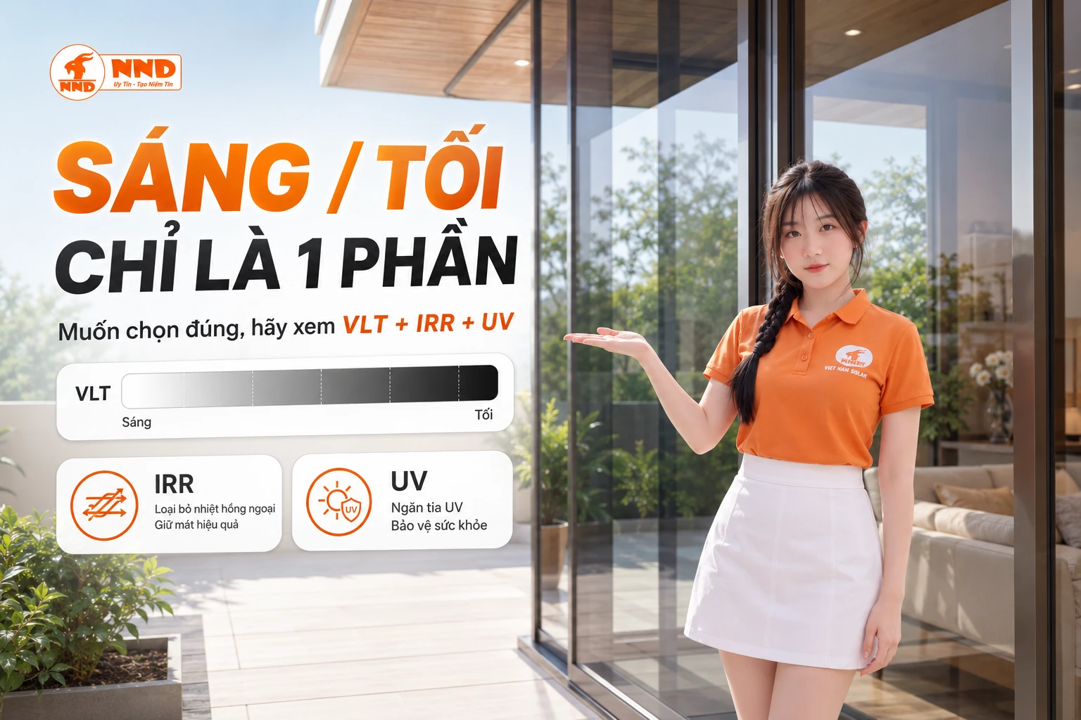 Hướng dẫn chọn phim cách nhiệt theo chỉ số VLT IRR và khả năng cản tia UV