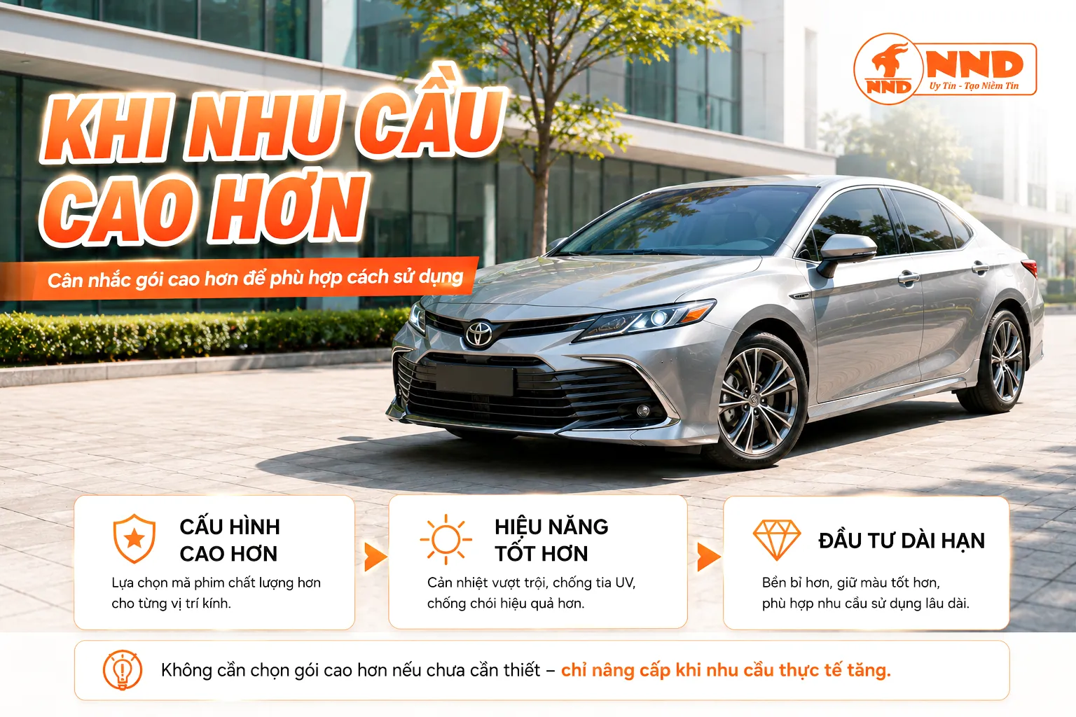 Khi nhu cầu sử dụng cao hơn chủ xe có thể cân nhắc nâng từ Gói Tiết Kiệm lên gói phim cao hơn