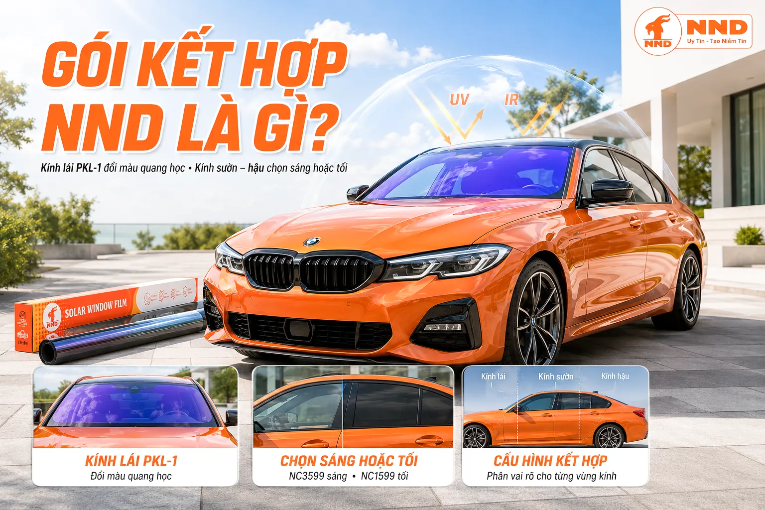 Gói Kết Hợp NND là gì và cách phối PKL-1 với NC1599 hoặc NC3599 cho từng vị trí kính