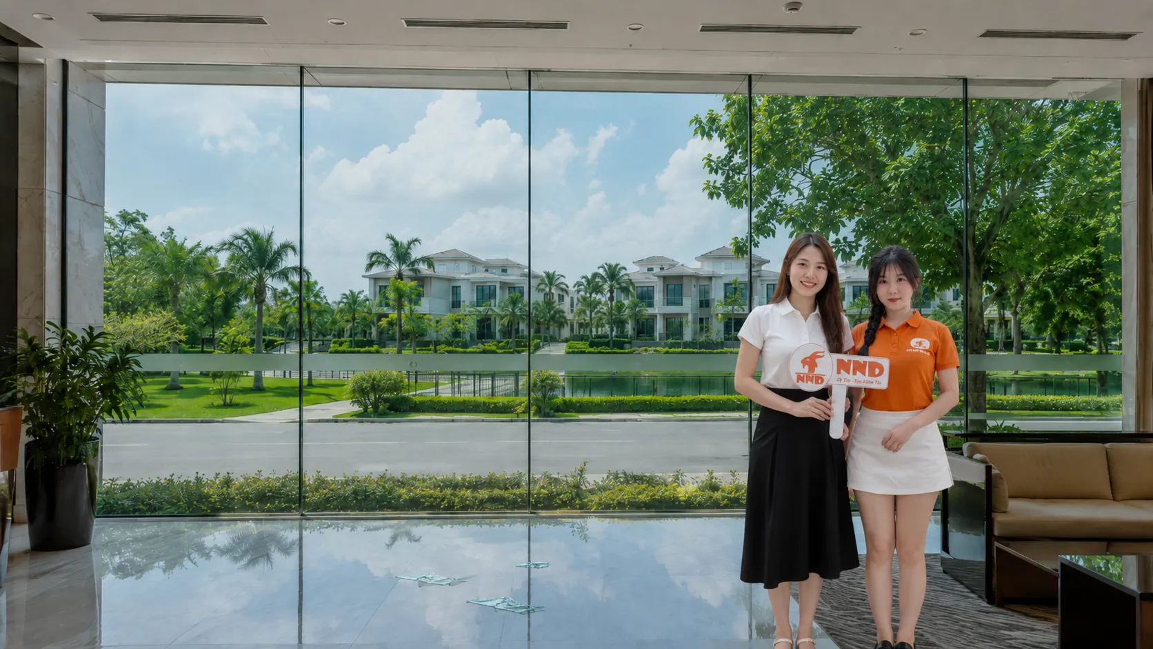 Hệ kính sau khi dán phim cách nhiệt tạo sắc kính dịu hơn, hỗ trợ giảm nắng và tăng sự thoải mái cho không gian.
