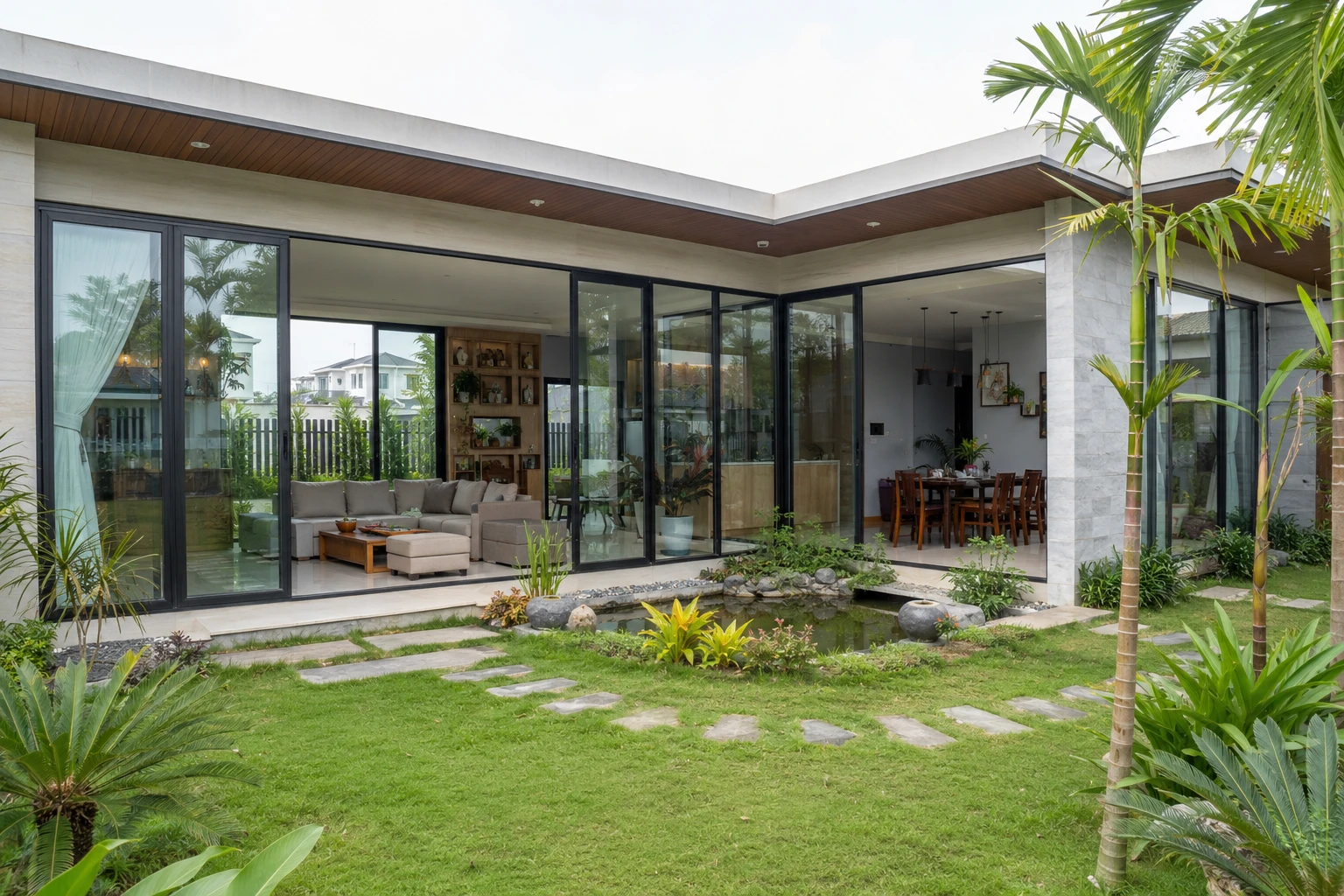 Công trình thi công mẫu phim phản quang