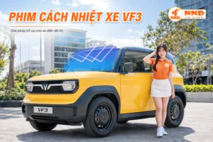 Phim cách nhiệt xe VF3 giúp hỗ trợ giảm nóng và tăng sự thoải mái khi sử dụng xe điện đô thị dưới trời nắng