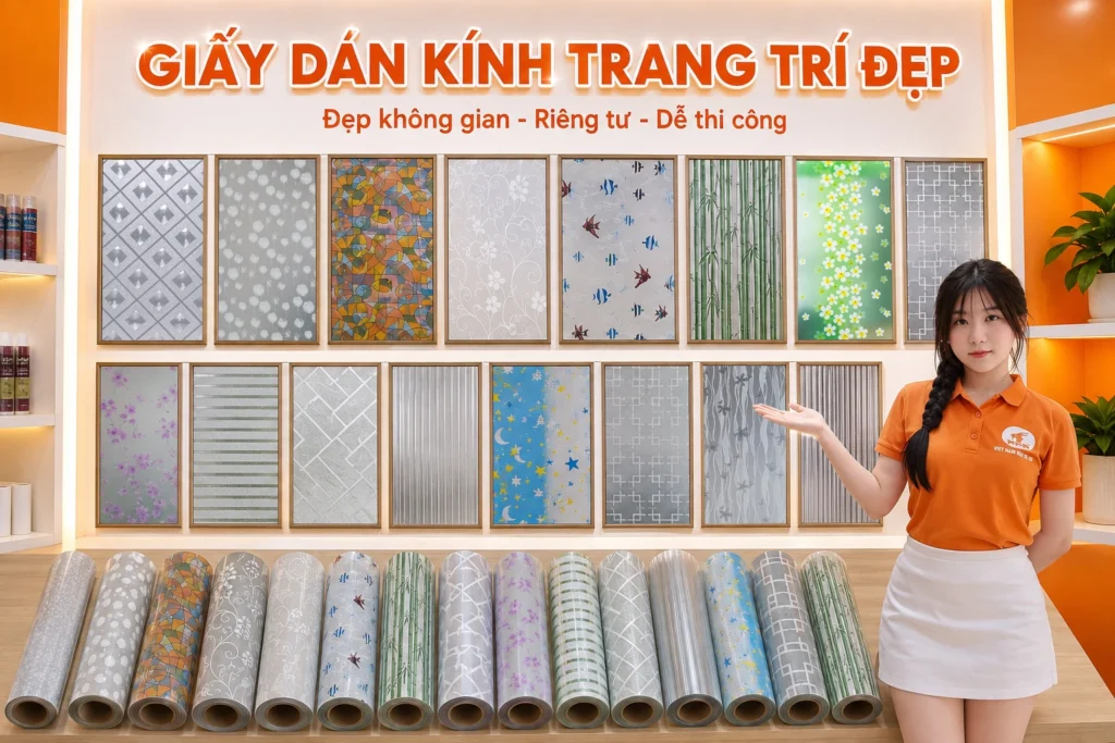 Giấy dán kính trang trí đẹp
