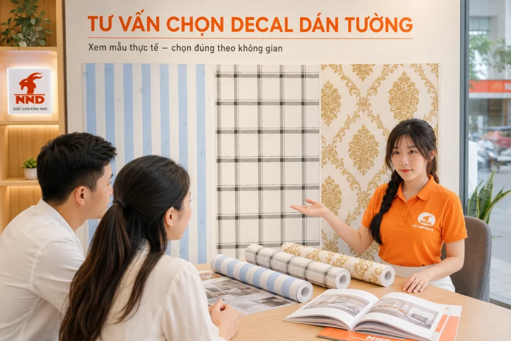 Decal dán tường mẫu mã đẹp