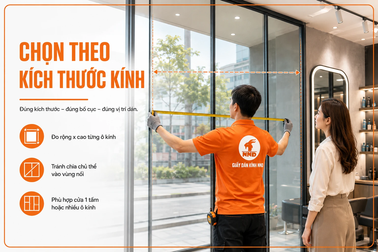 Chọn Decal Theo Kích Thước Và Cách Chia Ô Kính