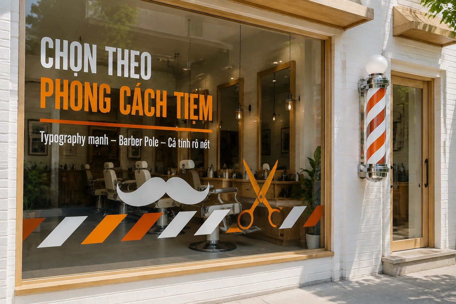 Chọn Decal Dán Kính Theo Phong Cách Tiệm