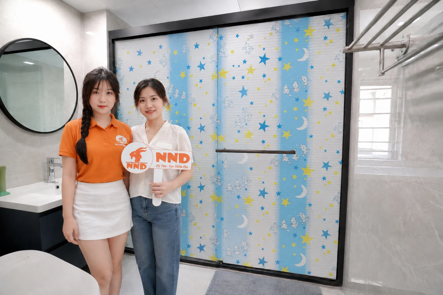 Công trình thi công mẫu decal trang trí