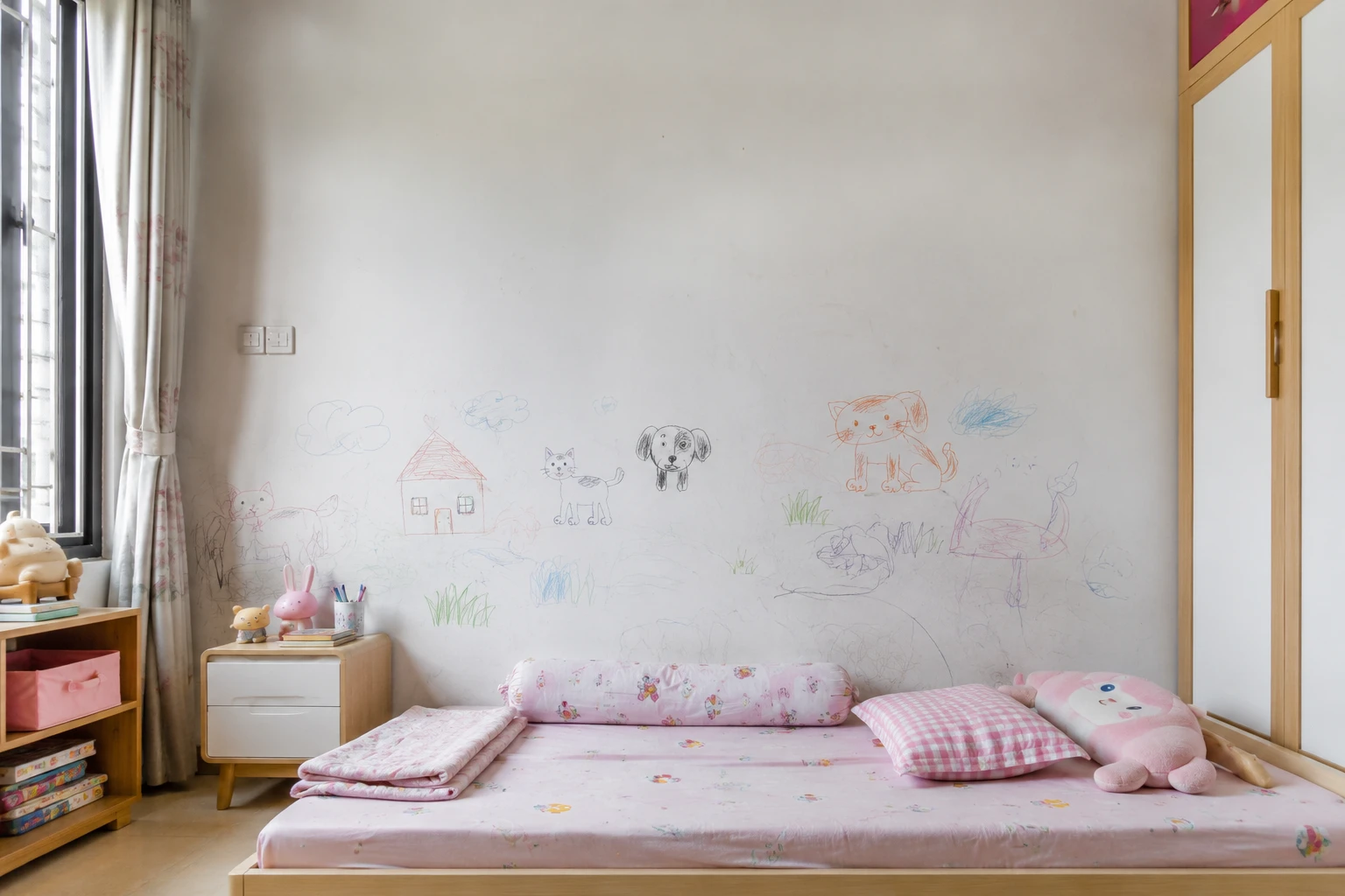 Công trình thi công mẫu decal dán tường