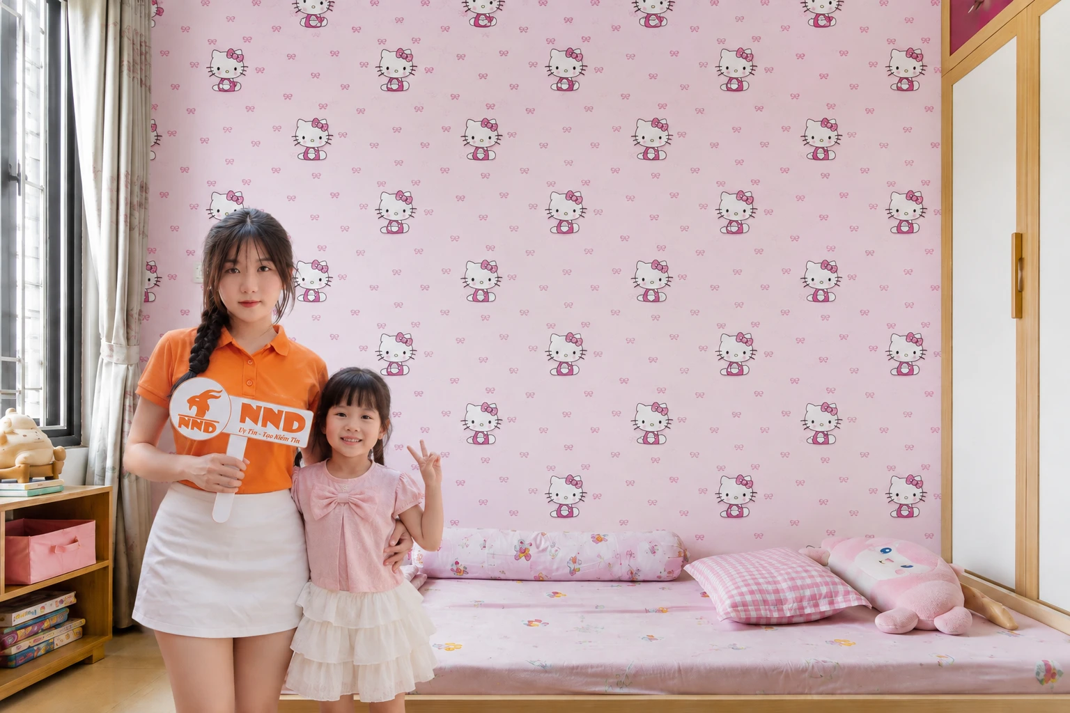 Công trình thi công mẫu decal dán tường