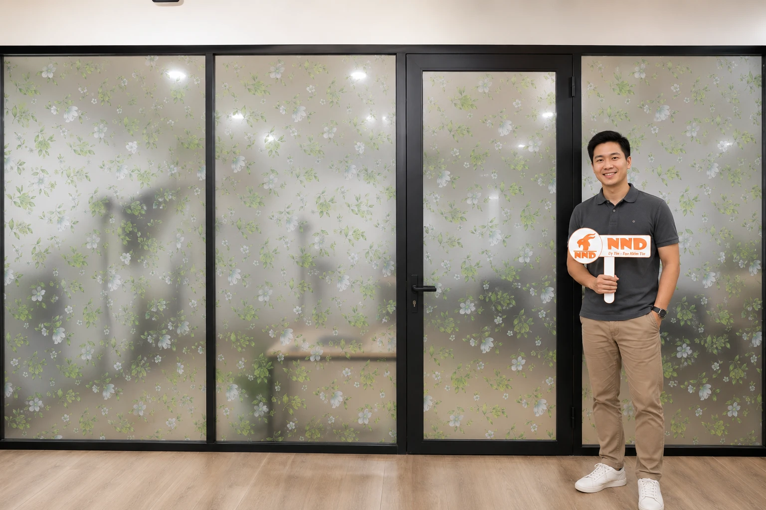 Công trình thi công mẫu decal trang trí