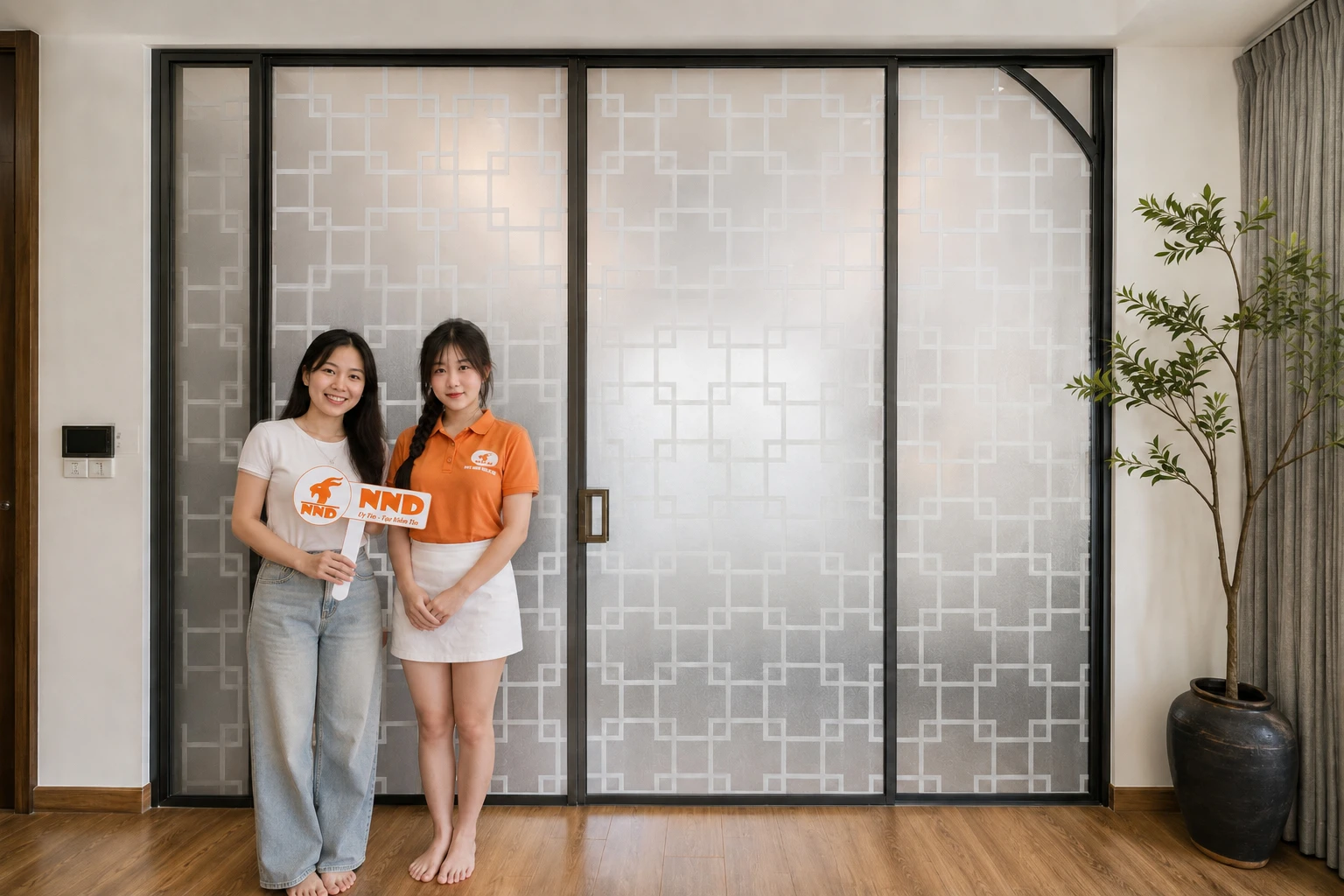 Công trình thi công mẫu decal trang trí