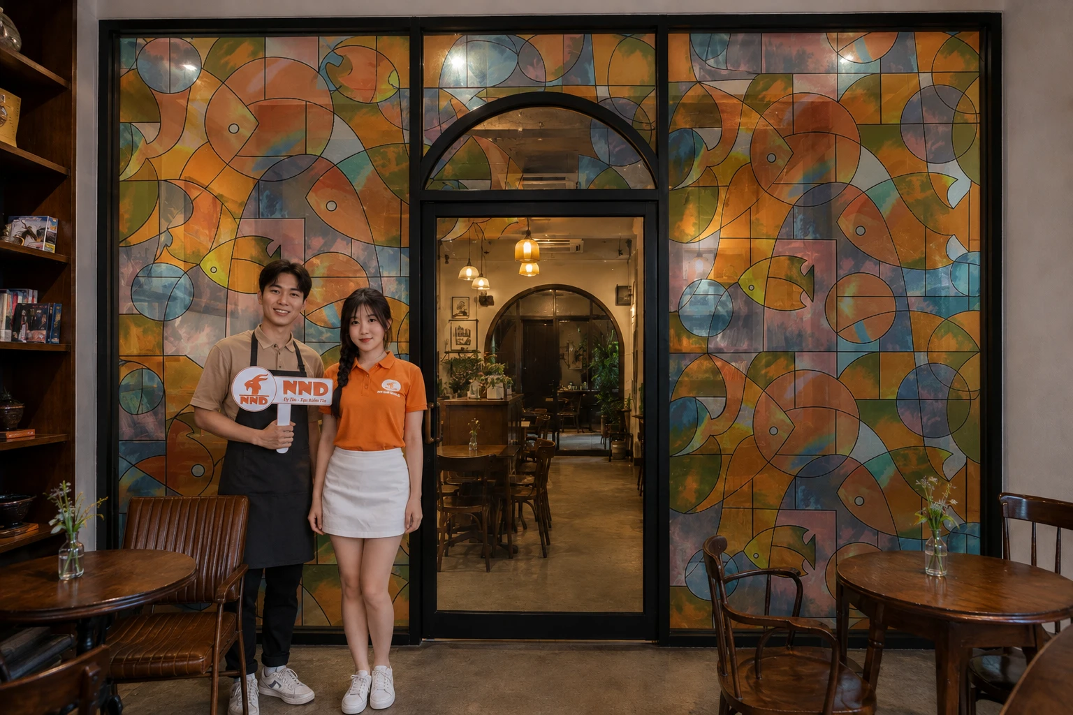 Công trình thi công mẫu decal trang trí