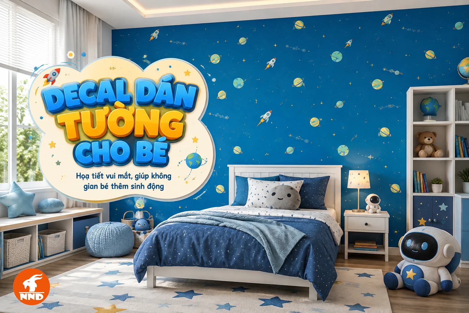 Decal dán tường cho bé