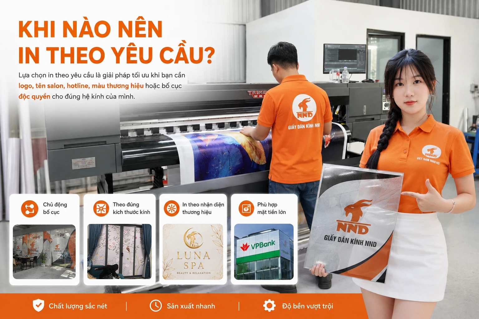 Khi Nào Nên In Decal Dán Kính Theo Yêu Cầu?