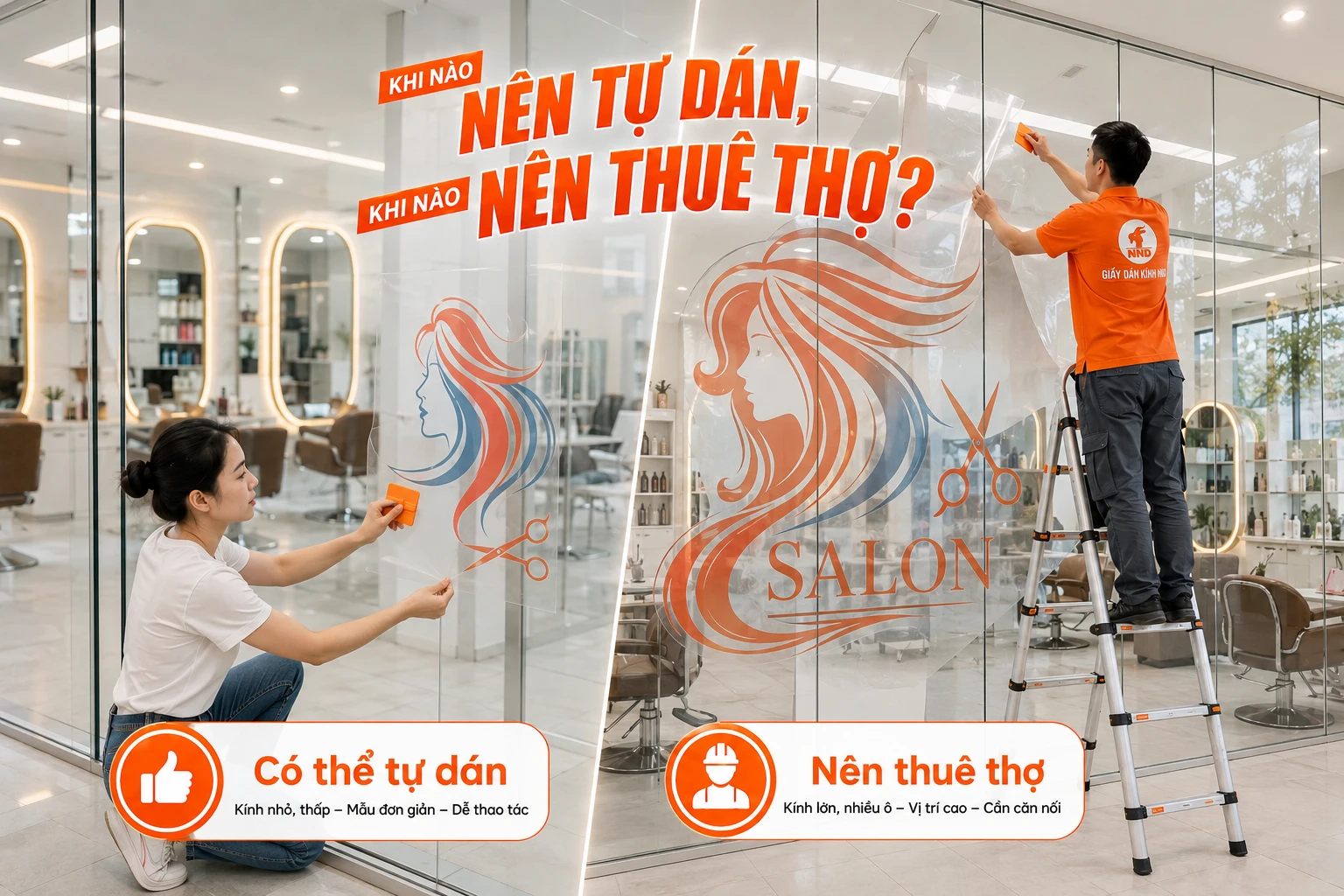 Nên Tự Dán Decal Hay Thuê Thợ Thi Công?