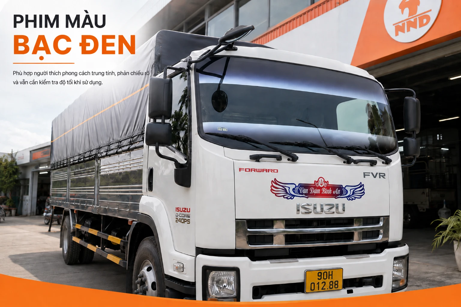 Phim xe tải màu đen bạc cho XT20 và XT50