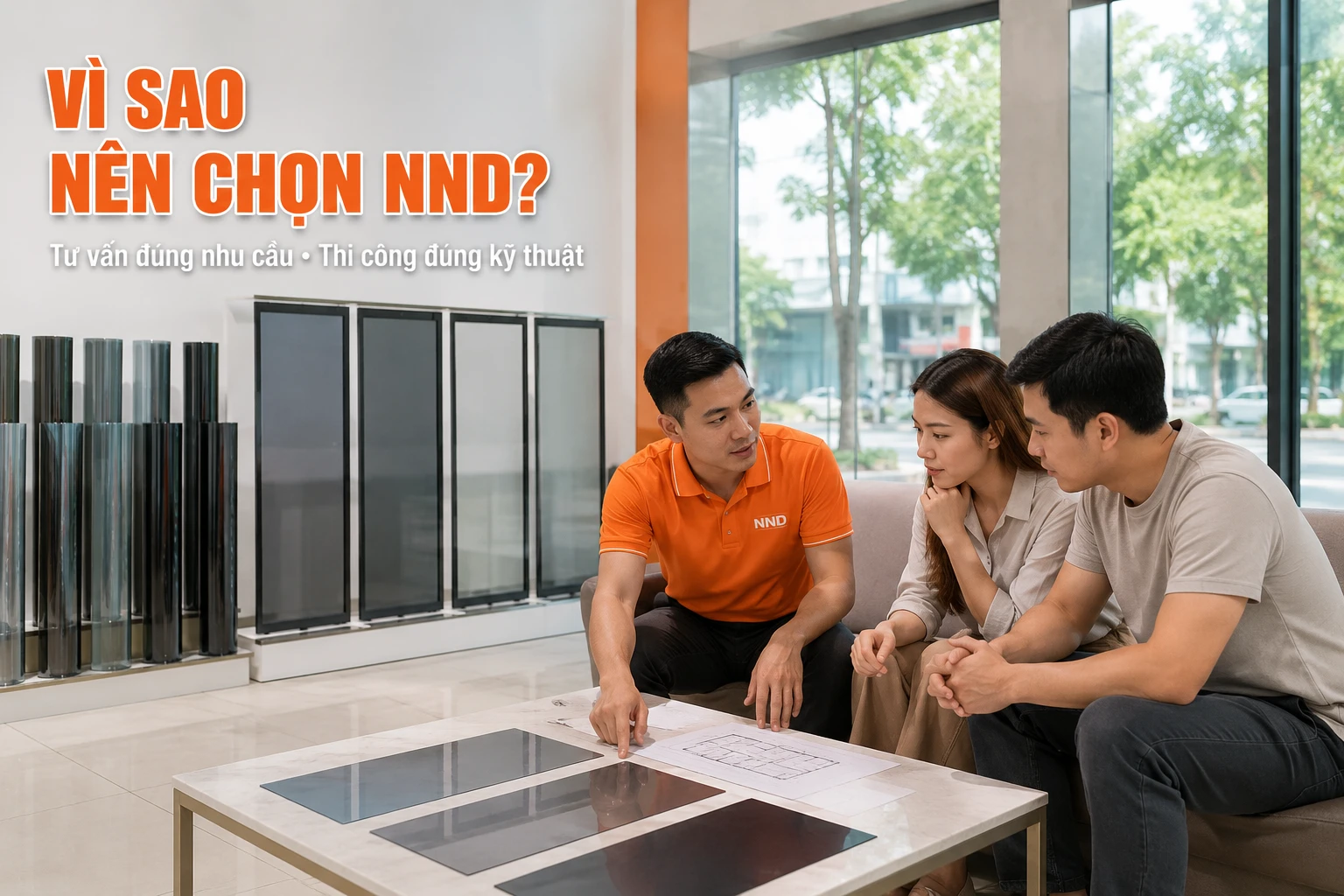 Vì sao nên chọn  phim cách nhiệt tại NND