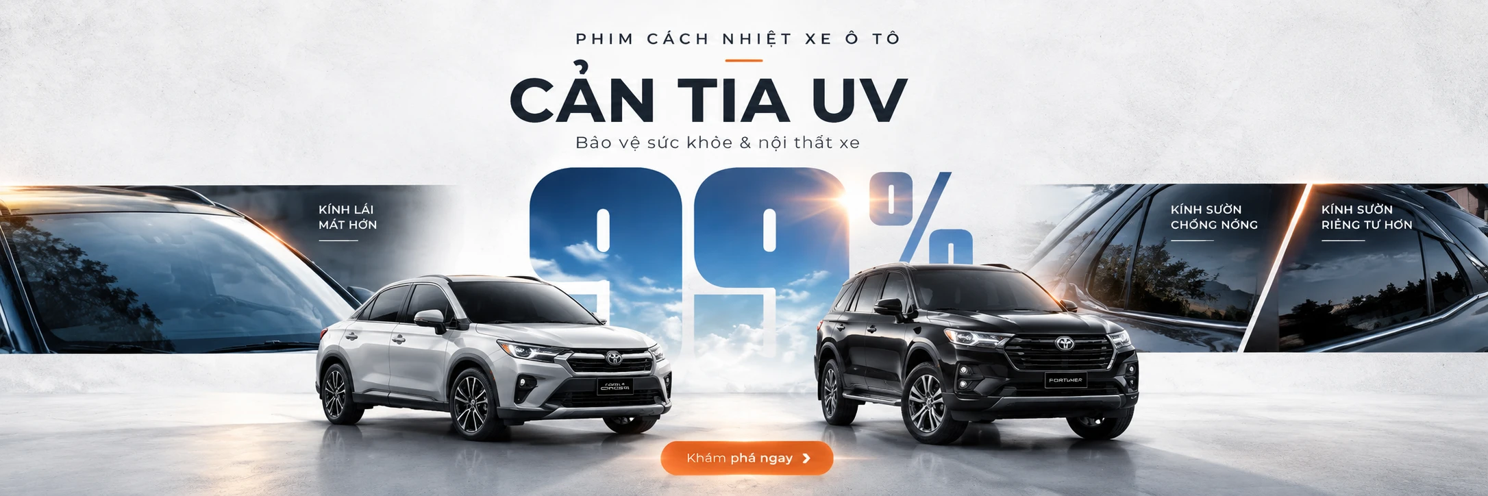 Phim cách nhiệt ô tô NND
