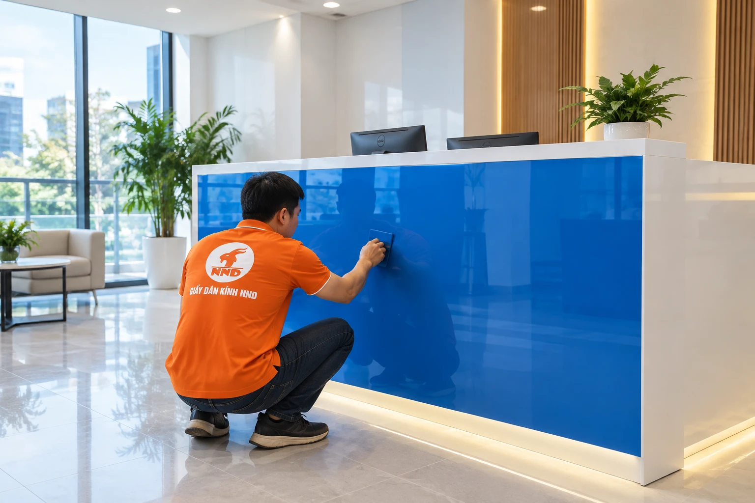 Hình ảnh thực tế decal màu tại NND