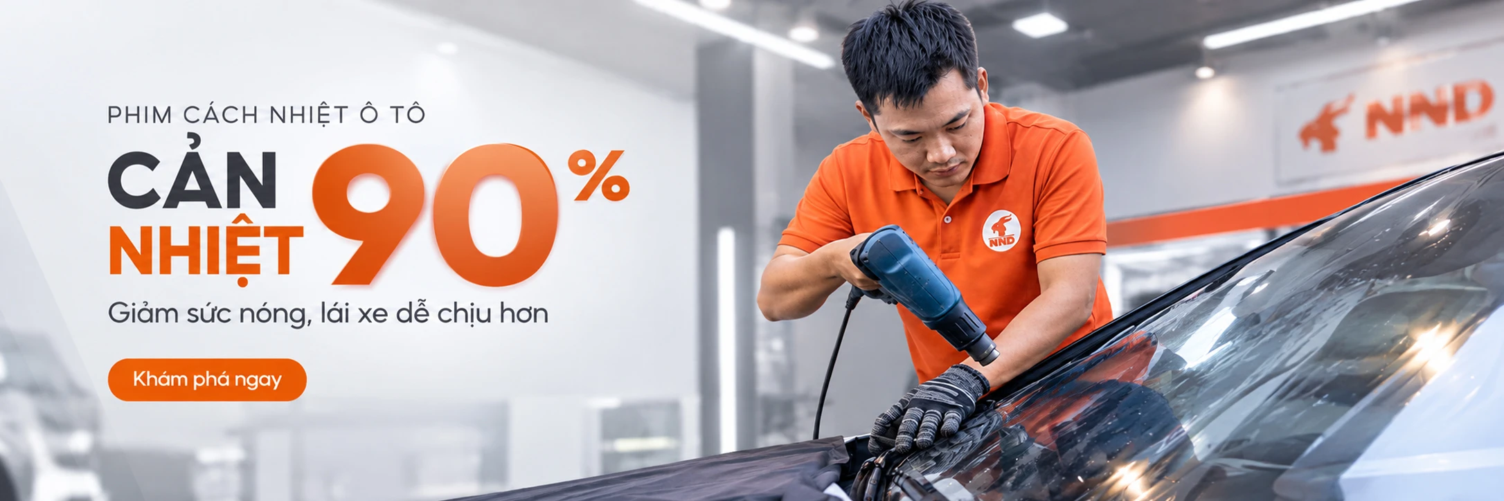 Phim cách nhiệt ô tô NND