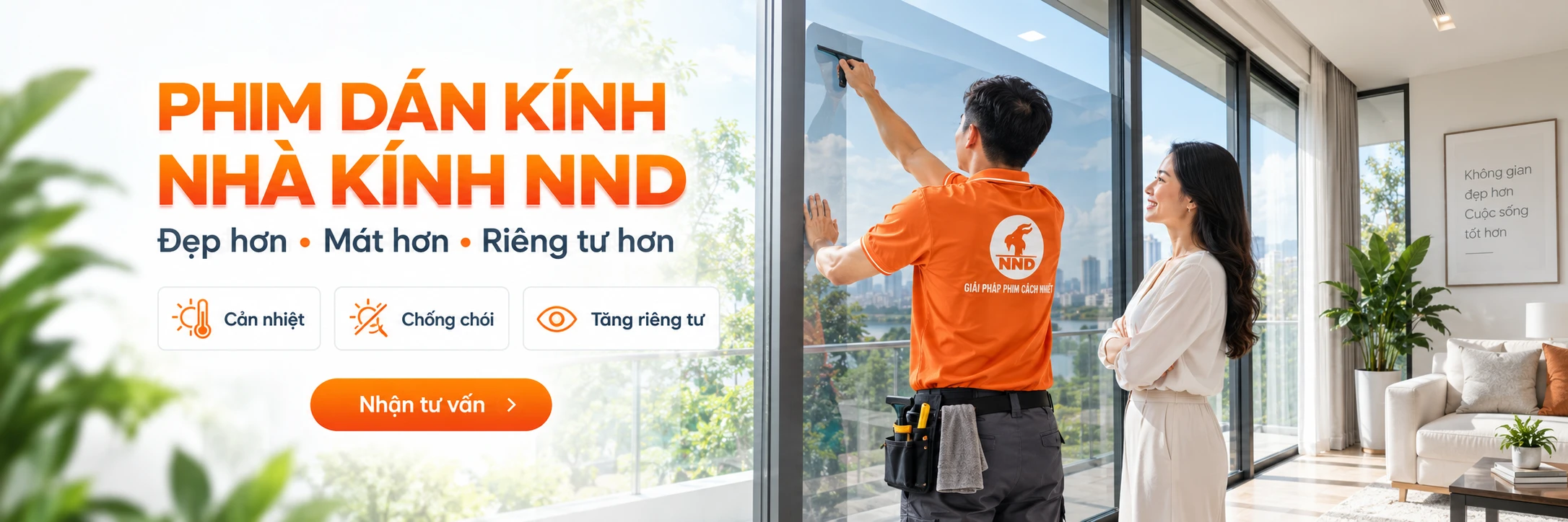 Phim cách nhiệt nhà kính NND