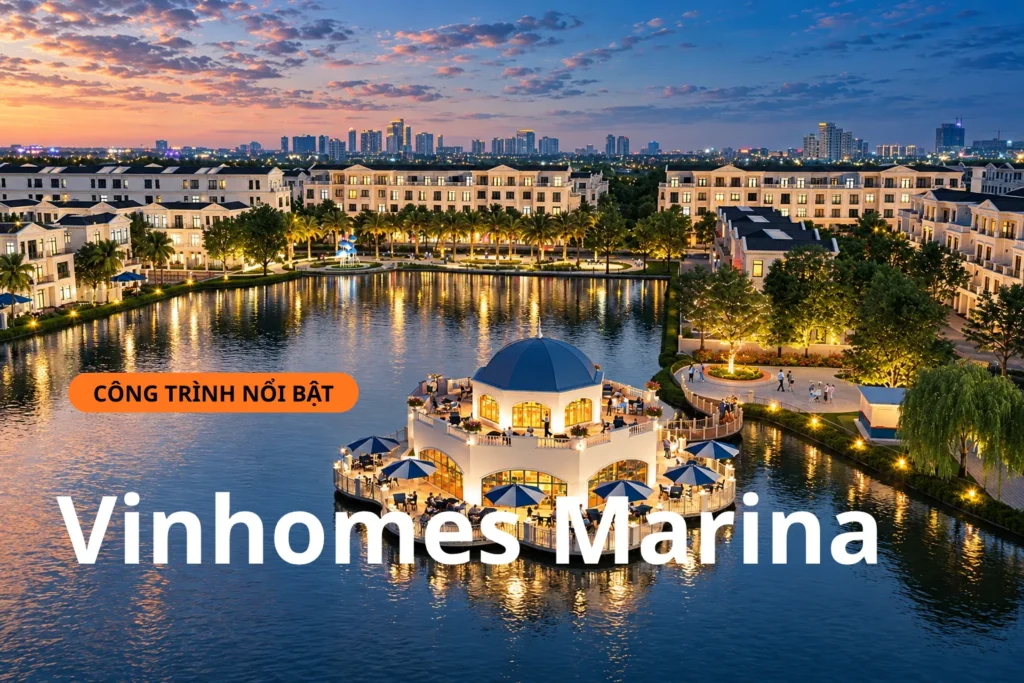 Toàn cảnh Vinhomes Marina Hải Phòng cho bài công trình dán phim cách nhiệt biệt thự