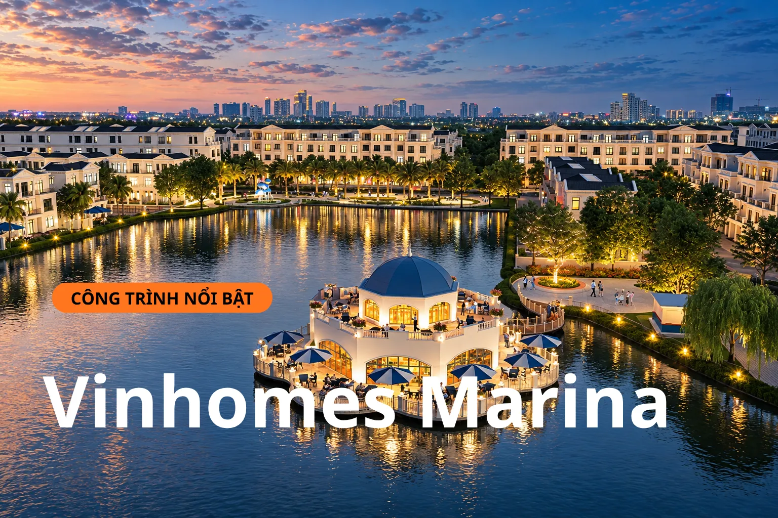 Toàn cảnh Vinhomes Marina Hải Phòng cho bài công trình dán phim cách nhiệt biệt thự