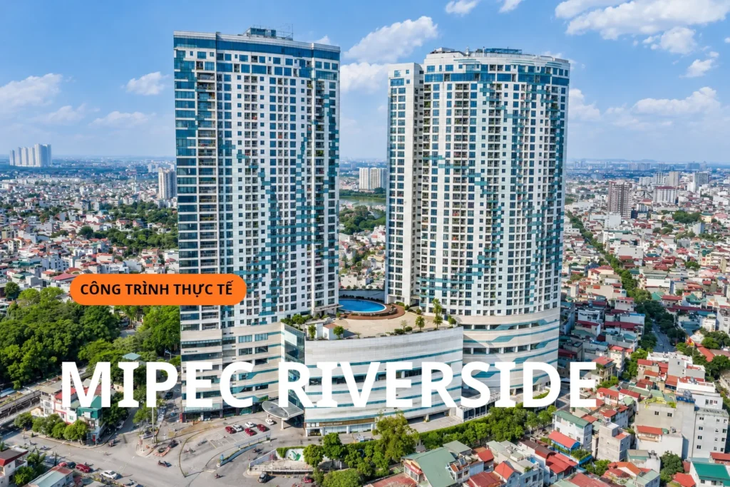 Công trình dán phim cách nhiệt Mipec Riverside Long Biên Hà Nội