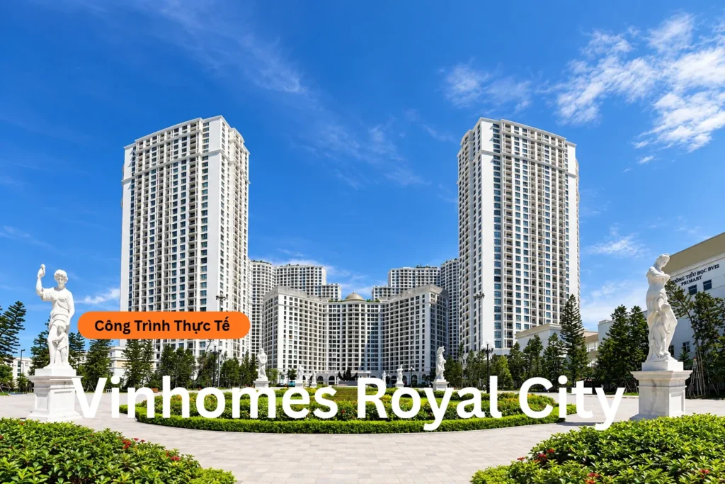 Ảnh bìa công trình thực tế dán phim cách nhiệt tại Vinhomes Royal City, Thanh Xuân, Hà Nội