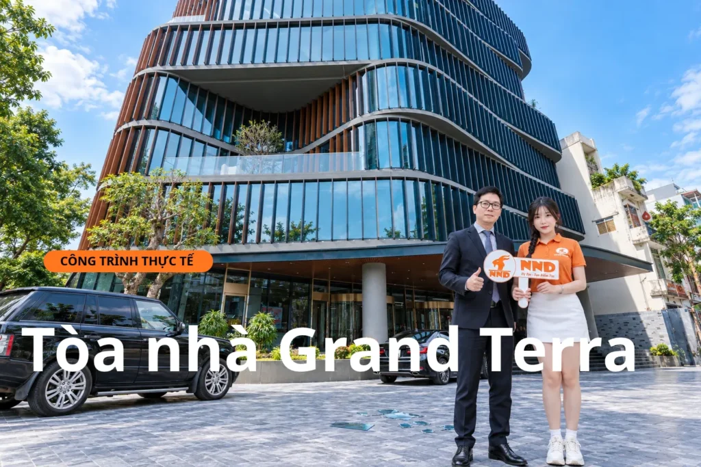 Công trình thực tế dán phim cách nhiệt tòa nhà Grand Terra