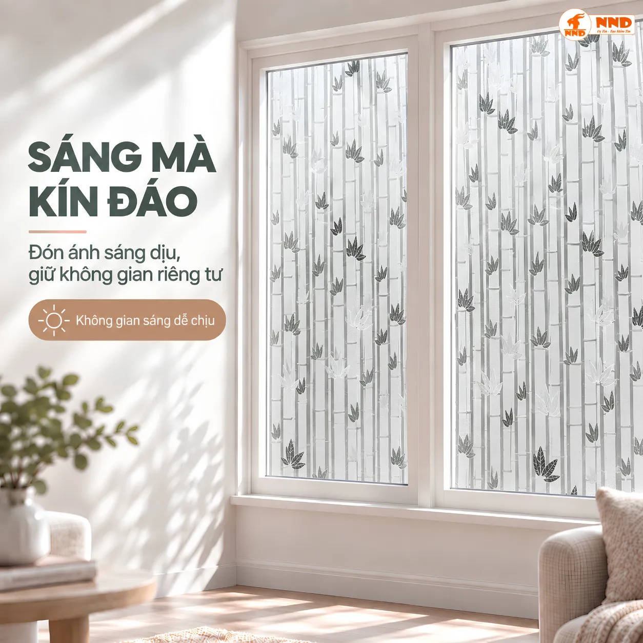 Cận cảnh giấy dán kính 3D CT3D-08
